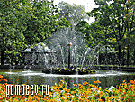 Photos of Petersburg. Peterhof. The Lower Park. The Sun Fountain