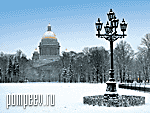 Photos of St Petersburg. Cathedrals and churches of Petersburg. St Isaacs Cathedral in winter