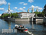 Photos of Petersburg. The Kriukov Canal. The Naval Cathedral of St Nicholas