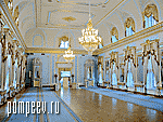 Photos of Petersburg. Strelna. The Blue Hall of the Konstantinovsky Palace